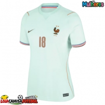 Camisa de Futebol França Warren Zaire-Emery #18 Equipamento Secundário Mulheres Mundo 2026 Manga Curta